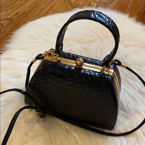 VTG Vintage animal pattern hand crossbody bag